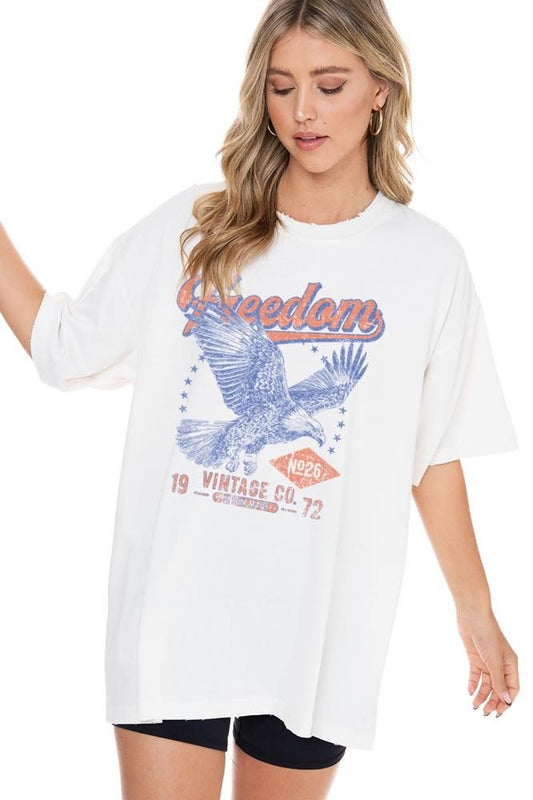 Freedom Oversized Graphic Tee