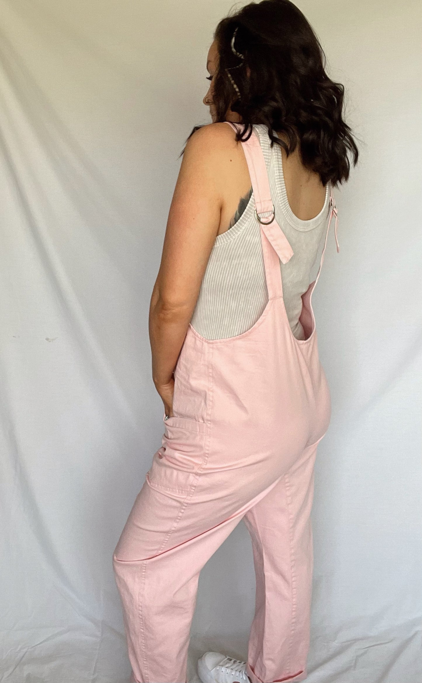 Flower Shops Jumpsuit-Rose