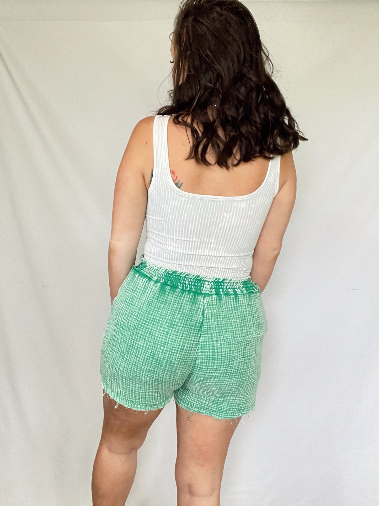 7 Summers Shorts-Kelly Green