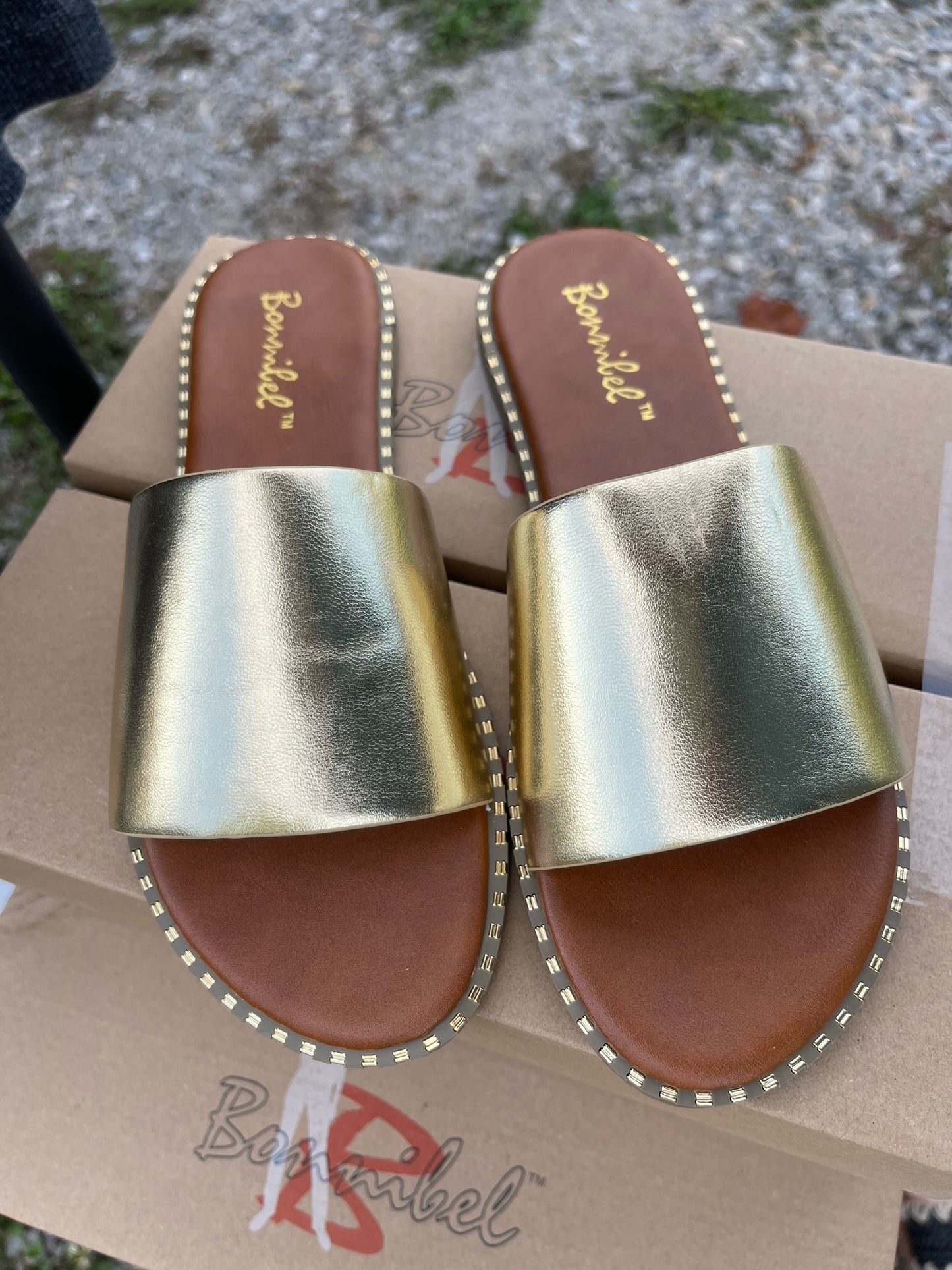 Gold Sandals