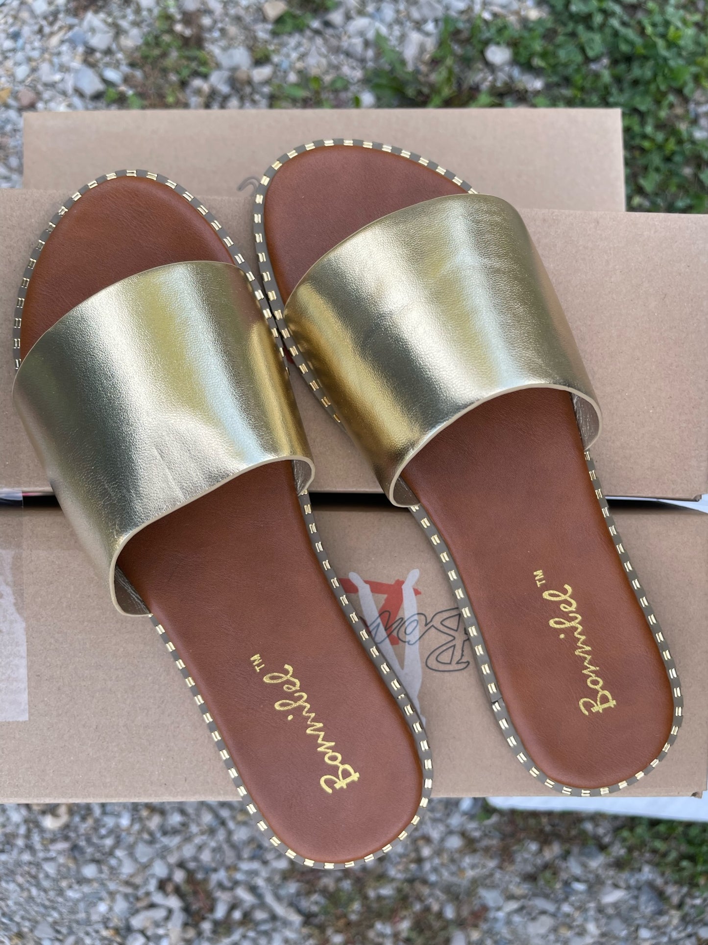 Gold Sandals