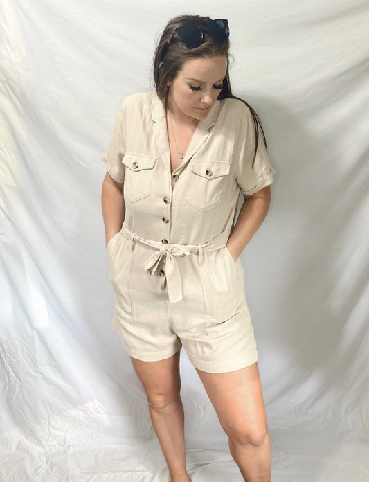 Girl’s Day Belted Romper