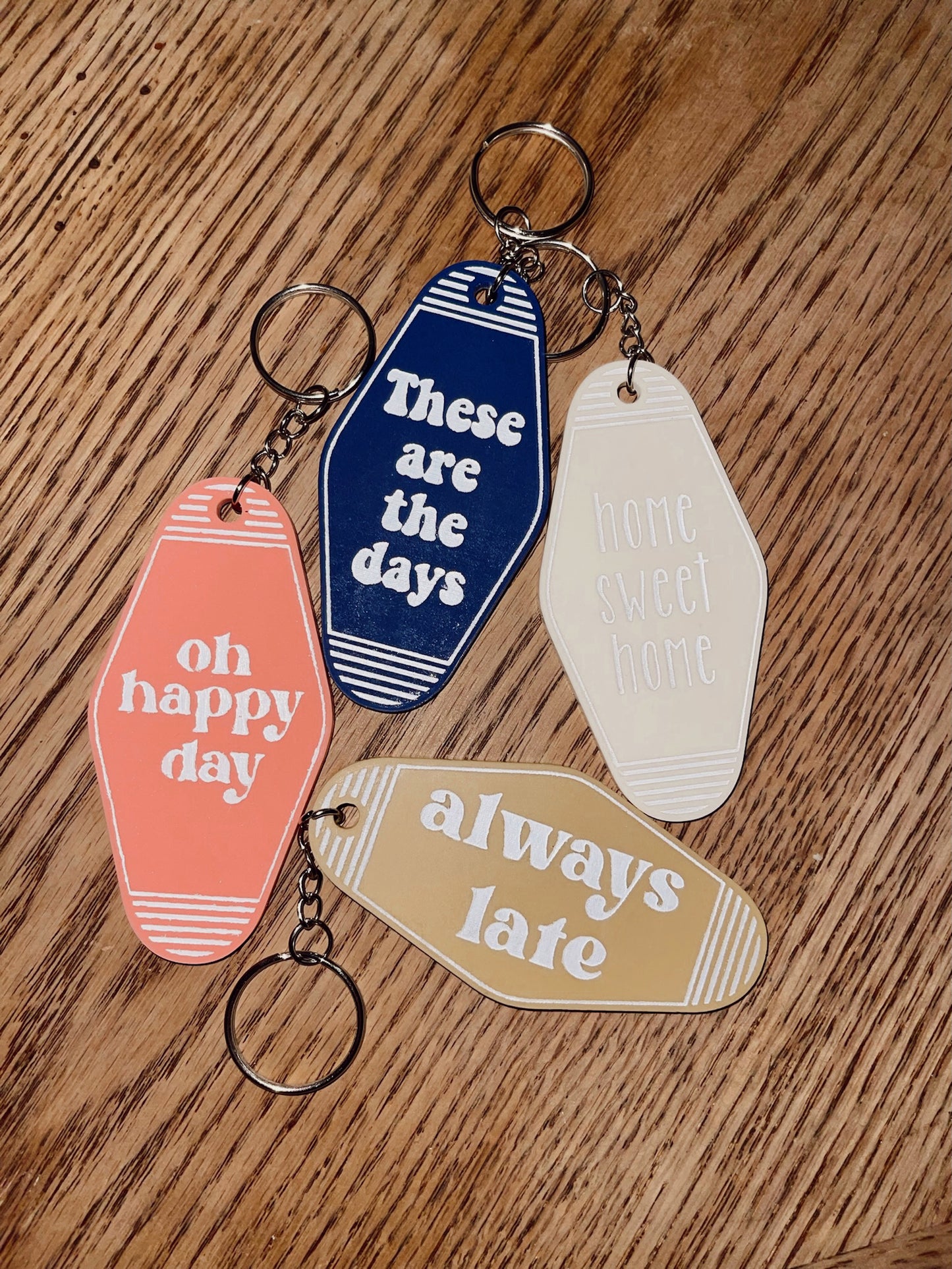 Acrylic Motel Key Tag